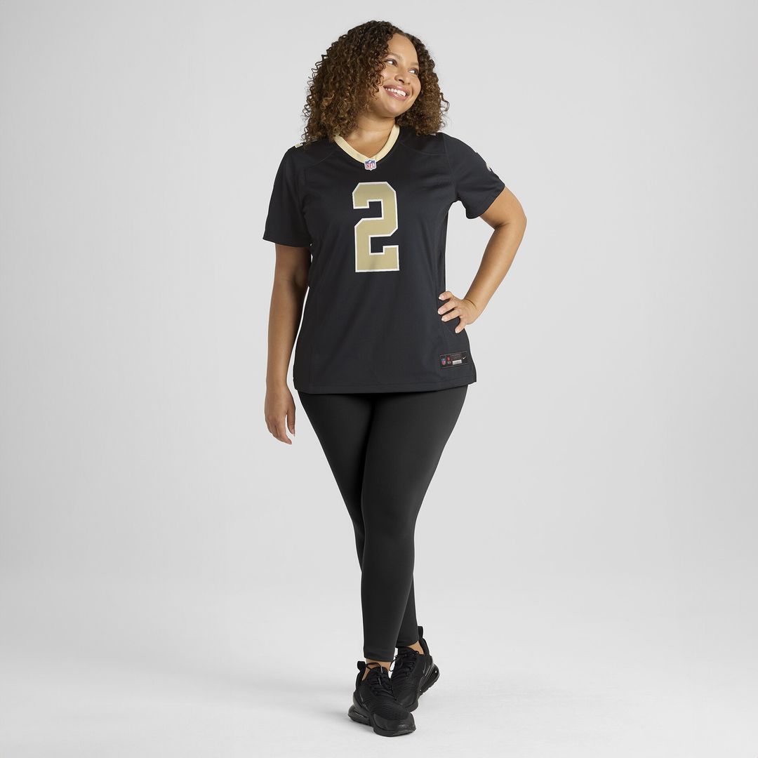 Spencer Rattler New Orleans Saints Nike Women's Team Game Jersey -  Black
