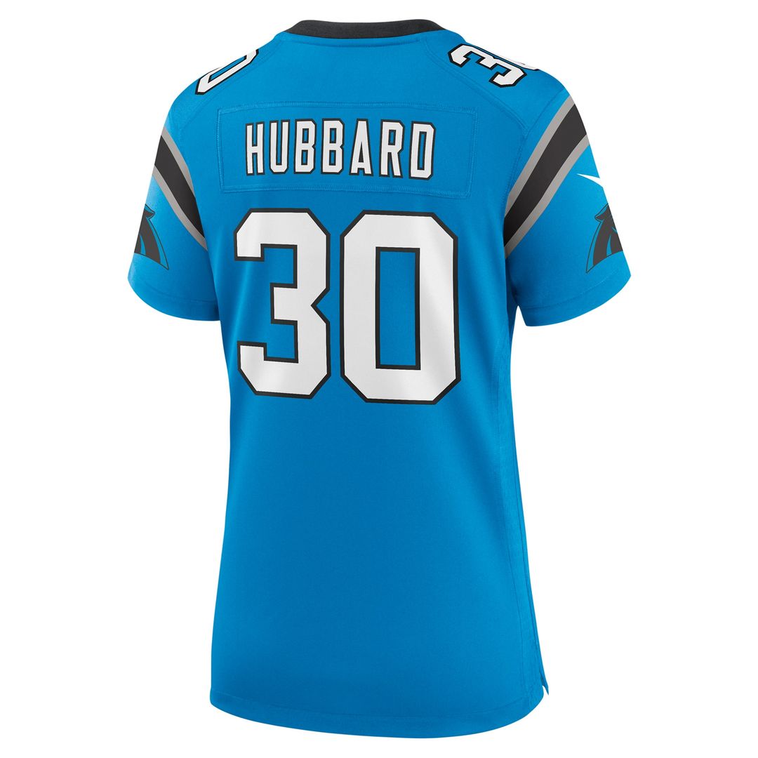 Chuba Hubbard Carolina Panthers Nike Women's Alternate Game Jersey -  Blue