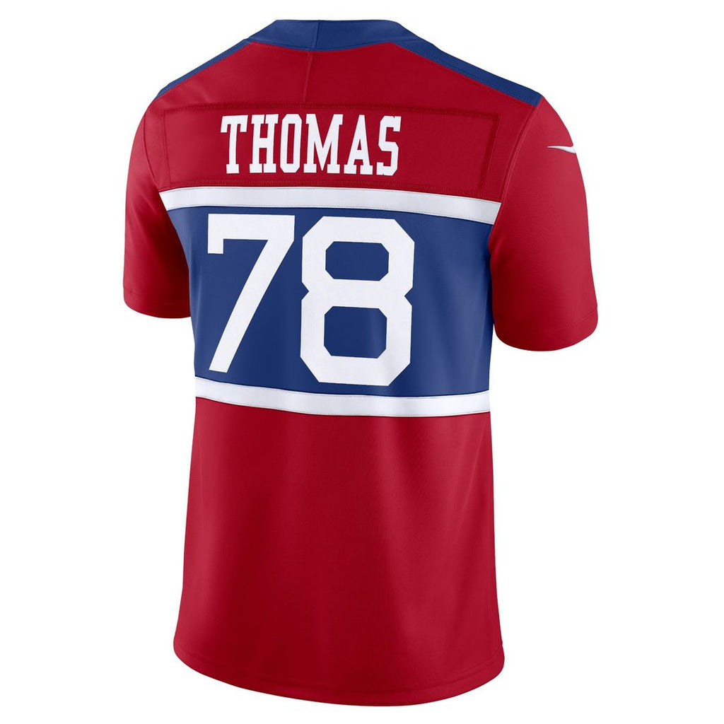 Andrew Thomas New York Giants Nike Alternate Vapor F.U.S.E. Limited Jersey - Century Red