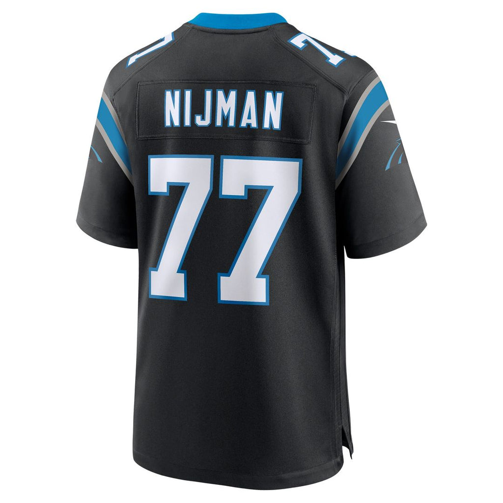 Yosh Nijman Carolina Panthers Nike  Game Jersey -  Black