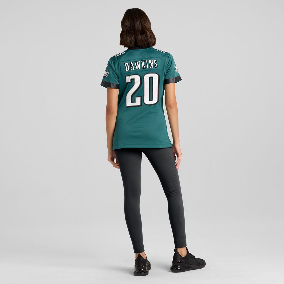 Brian Dawkins Philadelphia Eagles Nike Women's Retired Player Game Jersey - Midnight Green