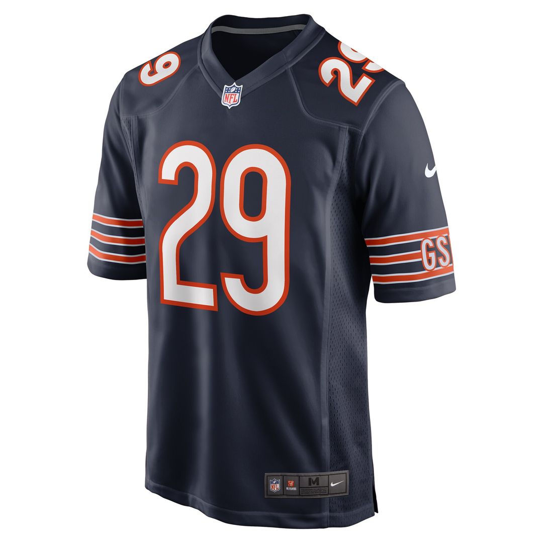 Tyrique Stevenson Chicago Bears Nike  Game Jersey -  Navy