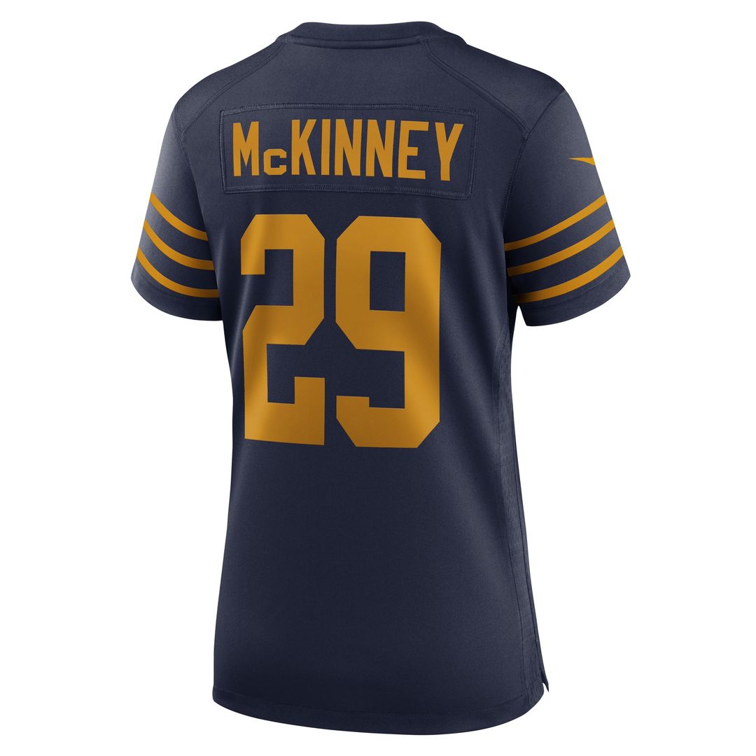 Xavier McKinney Green Bay Packers Nike Women's The 1923 Classic Game Jersey - Navy