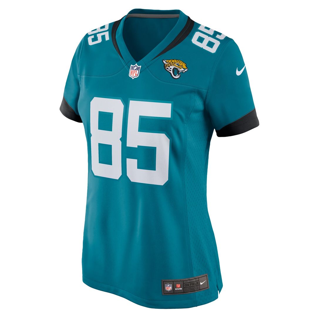 Brenton Strange Jacksonville Jaguars Nike Women's Team Game Jersey -  Teal