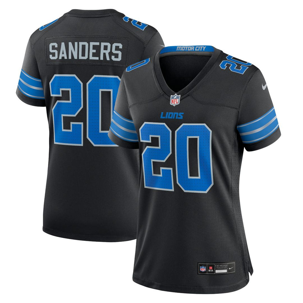 Barry Sanders Detroit Lions Nike Women's 2nd Alternate Retired Player Game Jersey - Black