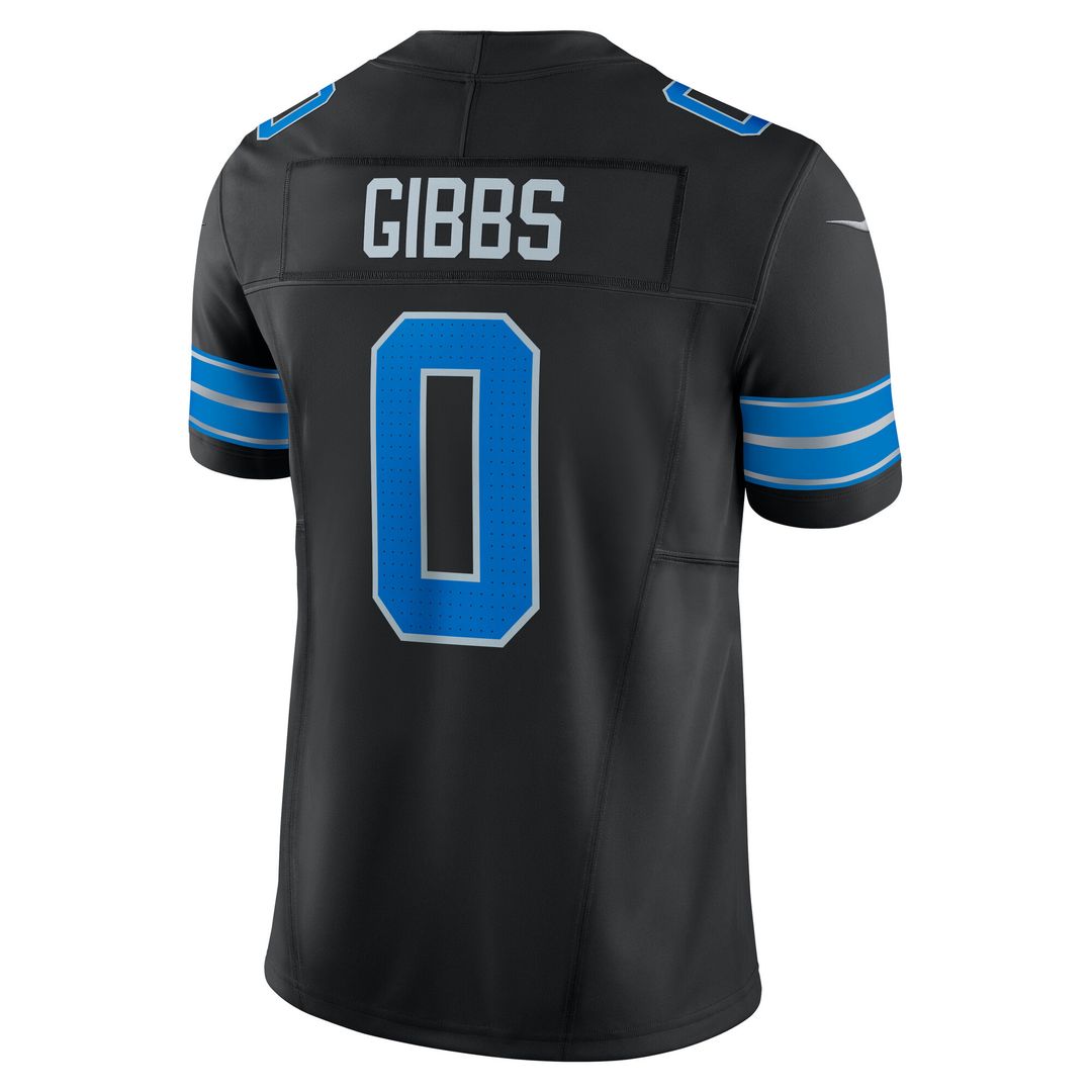 Jahmyr Gibbs Detroit Lions Nike 2nd Alternate Vapor F.U.S.E. Limited Jersey - Black