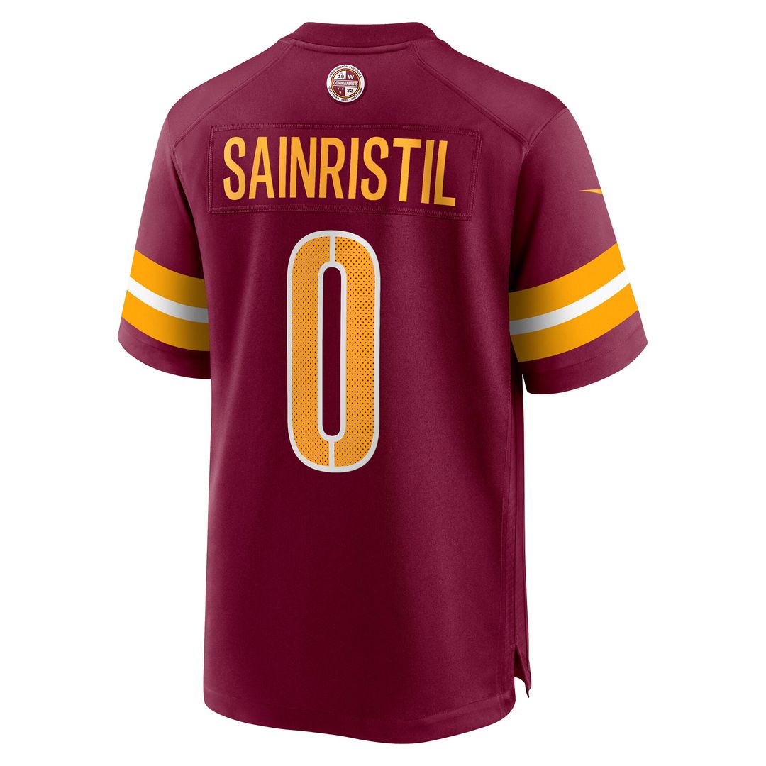 Mike Sainristil Washington Commanders Nike  Game Jersey -  Burgundy