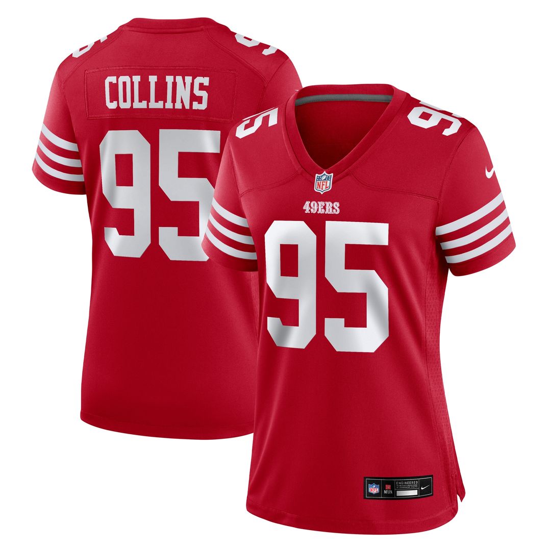 Alfred Collins San Francisco 49ers Nike Women's Team Game Jersey -  Scarlet