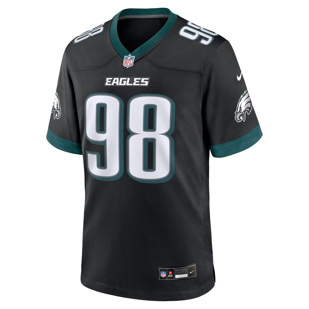 Jalen Carter Philadelphia Eagles Nike Alternate Game Jersey - Kelly Green