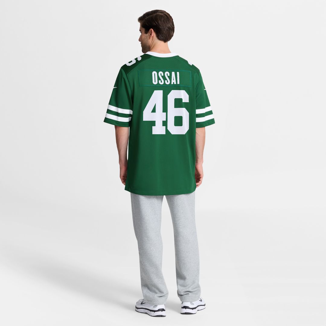 Joseph Ossai New York Jets Nike Team Game Jersey - Legacy Green