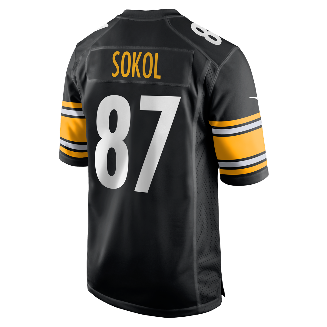 Matt Sokol Pittsburgh Steelers Nike Team Game Jersey -  Black