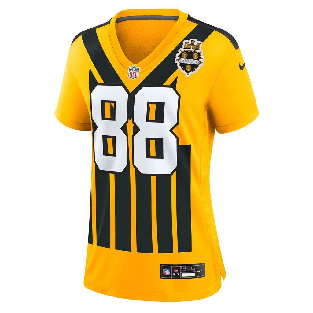 Pat Freiermuth Pittsburgh Steelers Nike Women's Alternate 1933 Throwback Game Jersey - Gold