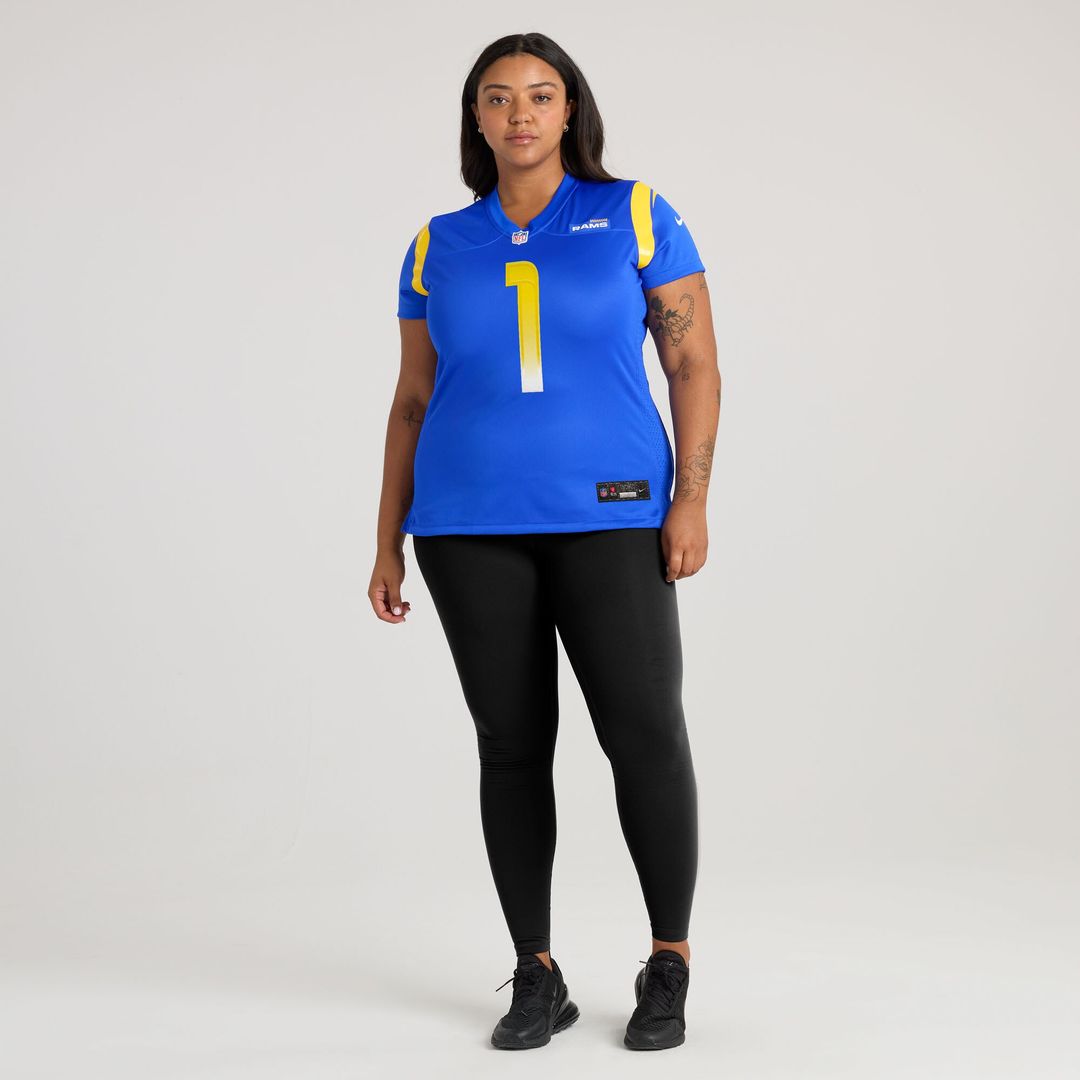 Emmanuel Forbes Jr. Los Angeles Rams Nike Women's Team Game Jersey -  Royal