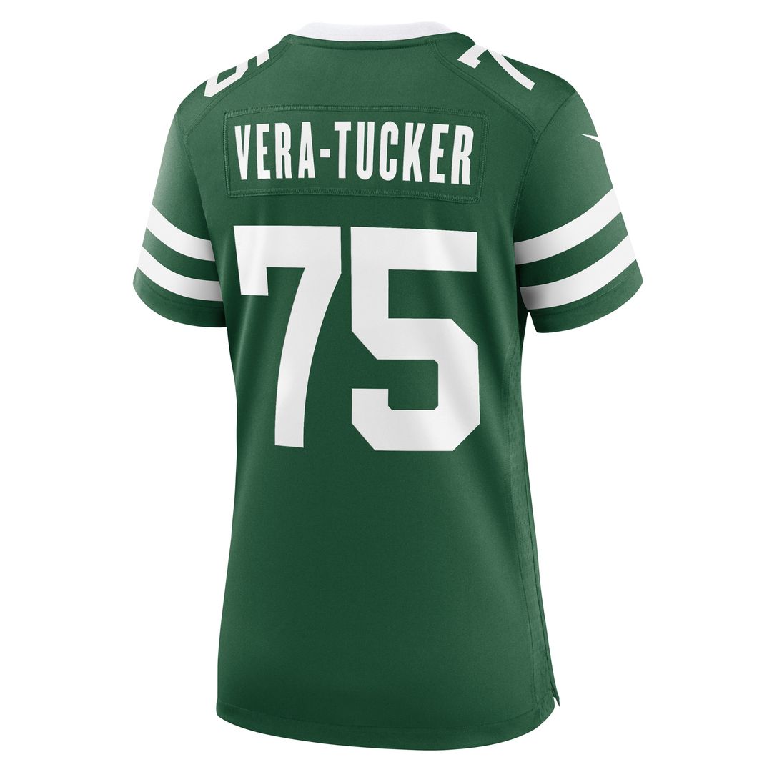 Alijah Vera-Tucker New York Jets Nike Women's Game Jersey - Legacy Green