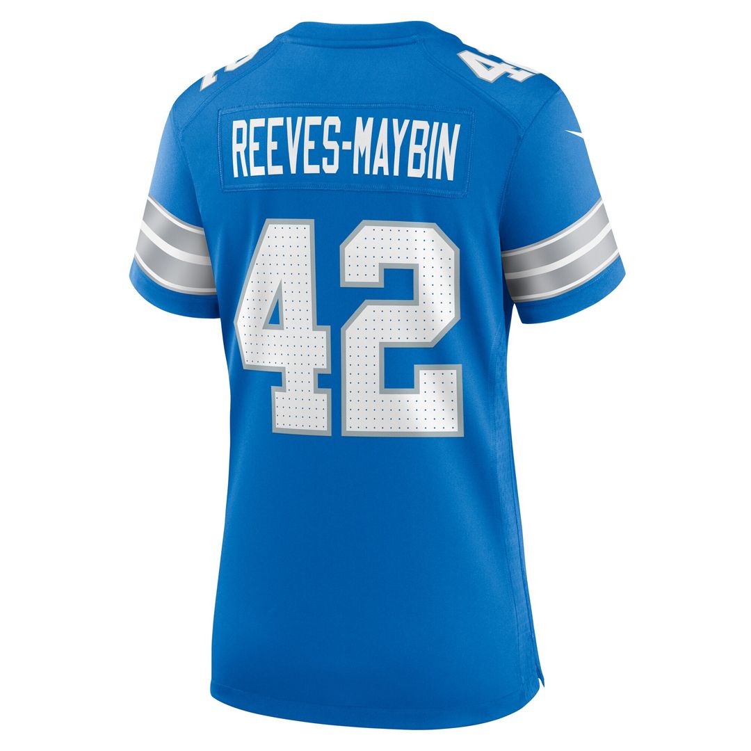 Jalen Reeves-Maybin Detroit Lions Nike Women's Team Game Jersey -  Blue