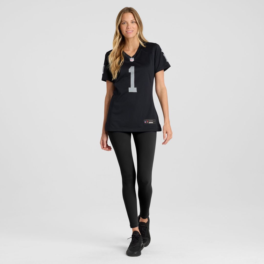 Number 1 Bride Las Vegas Raiders Nike Women's Game Jersey - Black