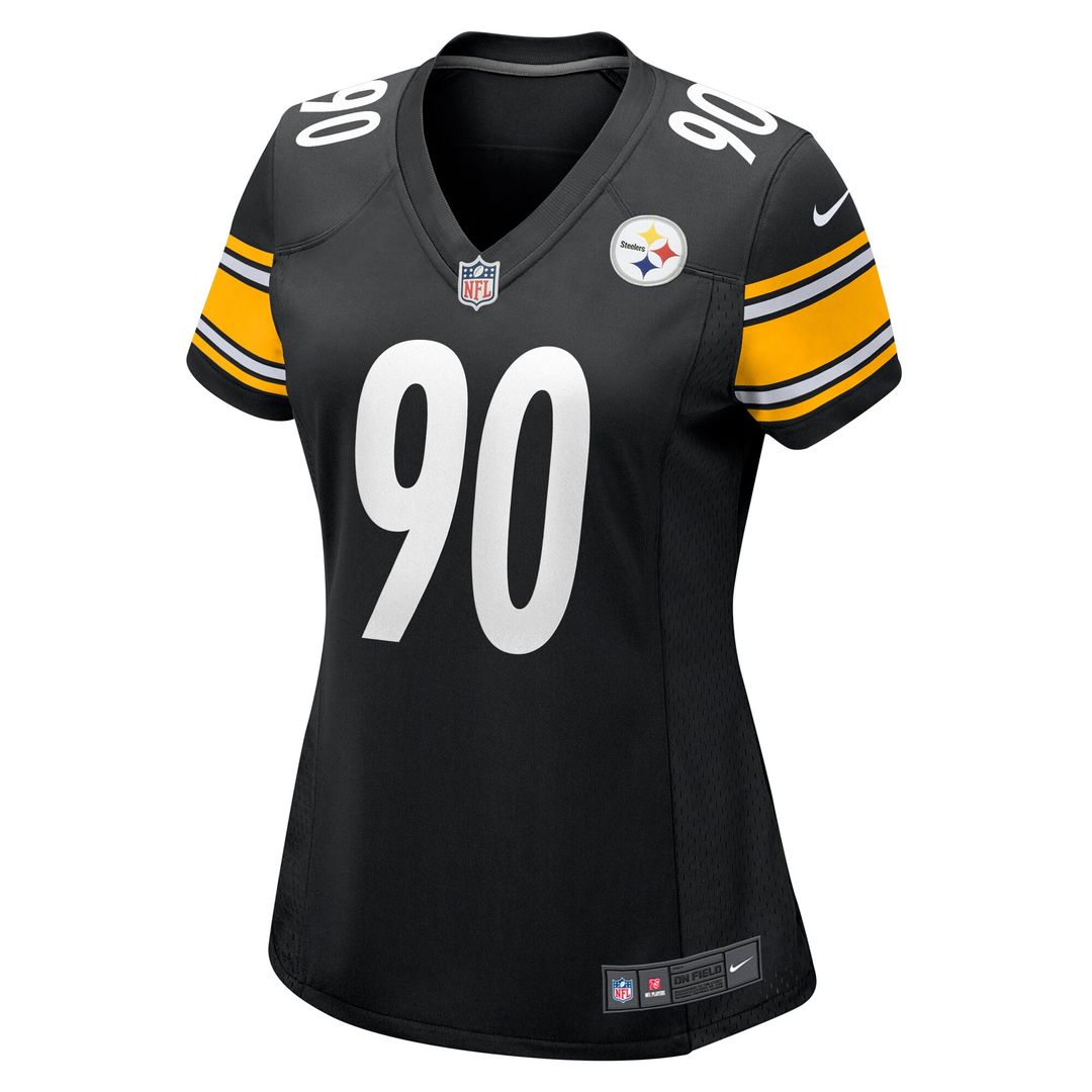 T.J. Watt Pittsburgh Steelers Nike Women's Team Game Jersey -  Black