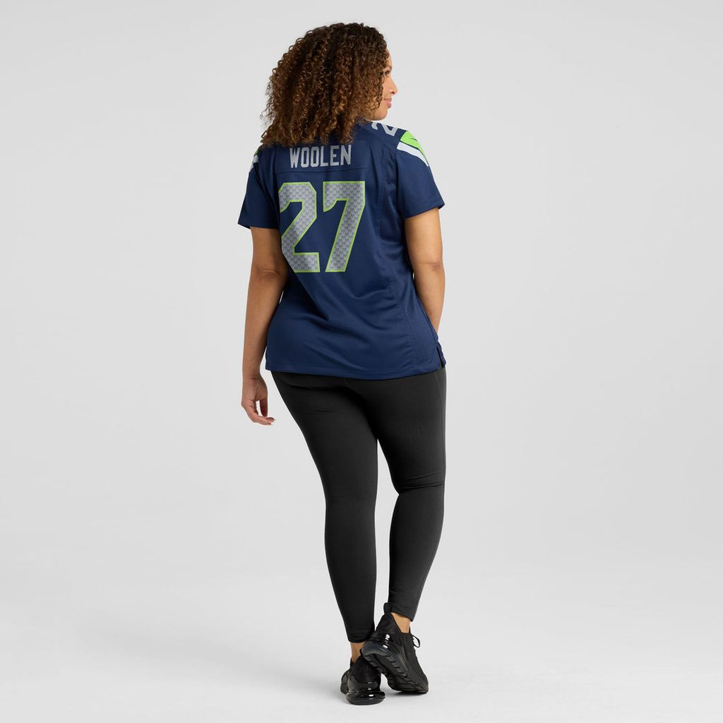 Riq Woolen Seattle Seahawks Nike Women's Team Game Jersey -  College Navy