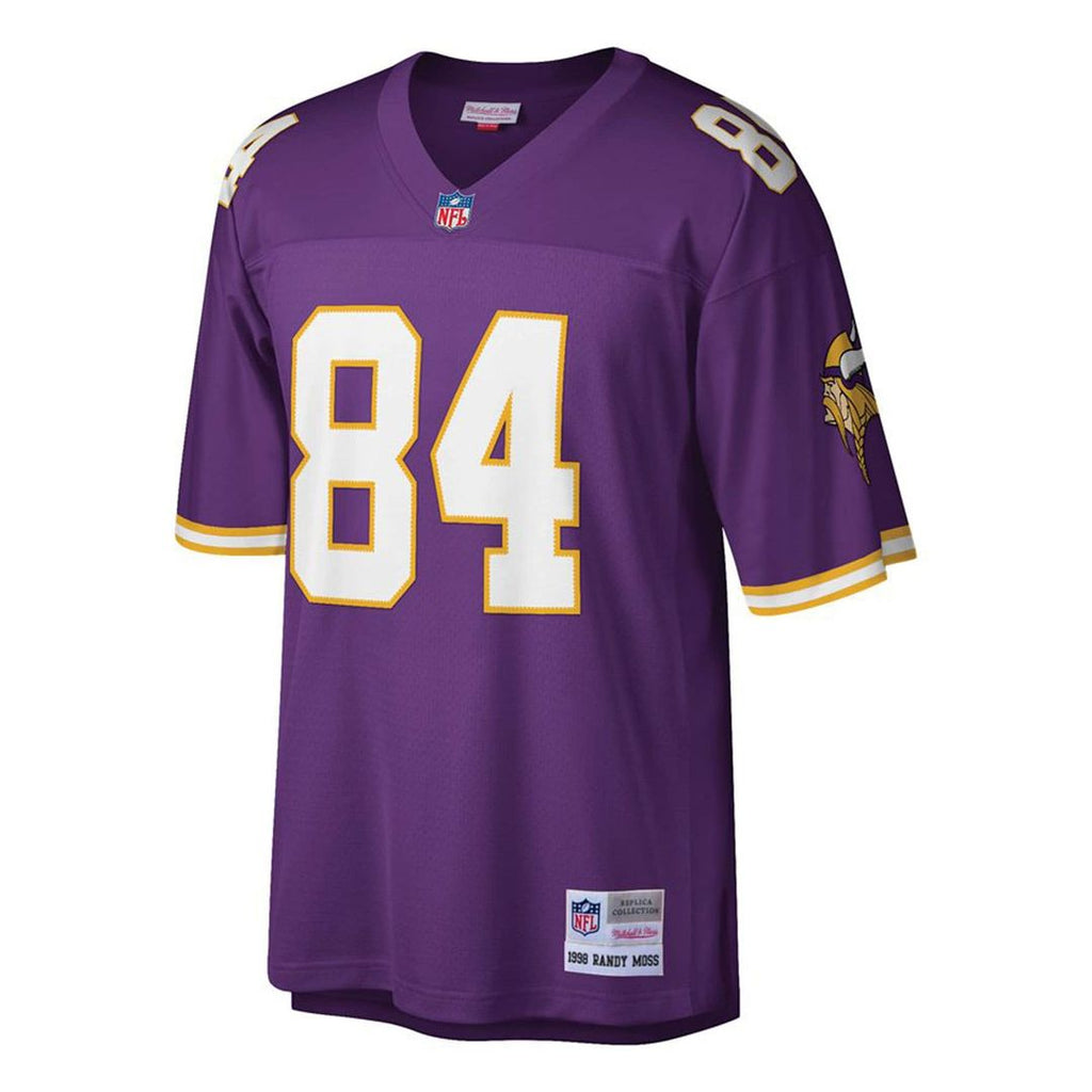 Randy Moss Minnesota Vikings Mitchell & Ness Big & Tall 1998 Retired Player Replica Jersey - Purple