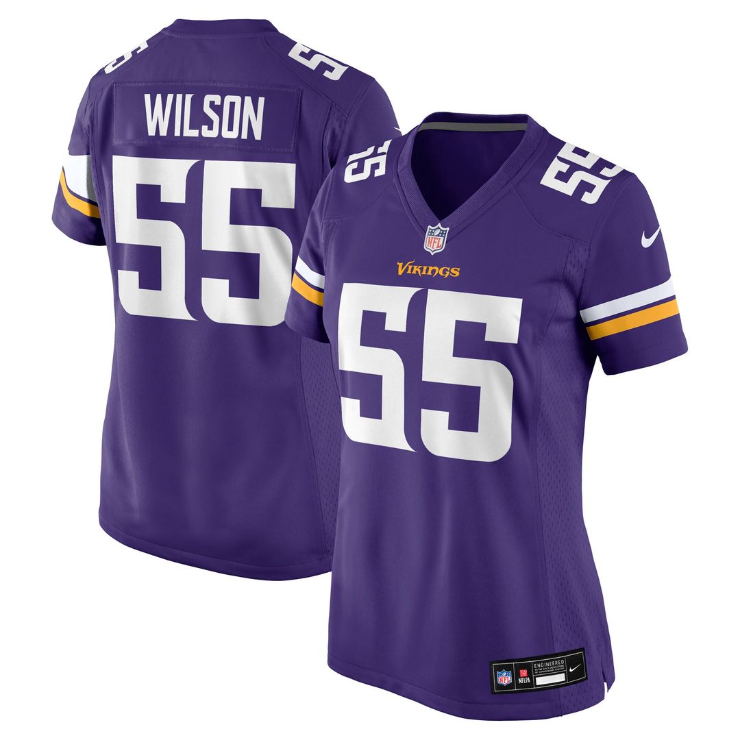 Eric Wilson Minnesota Vikings Nike Women's Team Game Jersey -  Purple