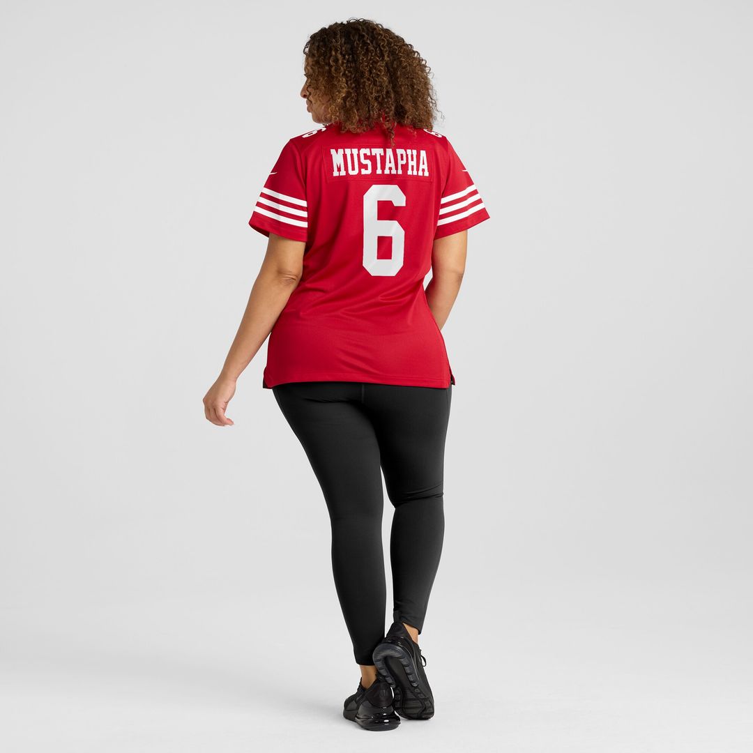 Malik Mustapha San Francisco 49ers Nike Women's Team Game Jersey -  Scarlet