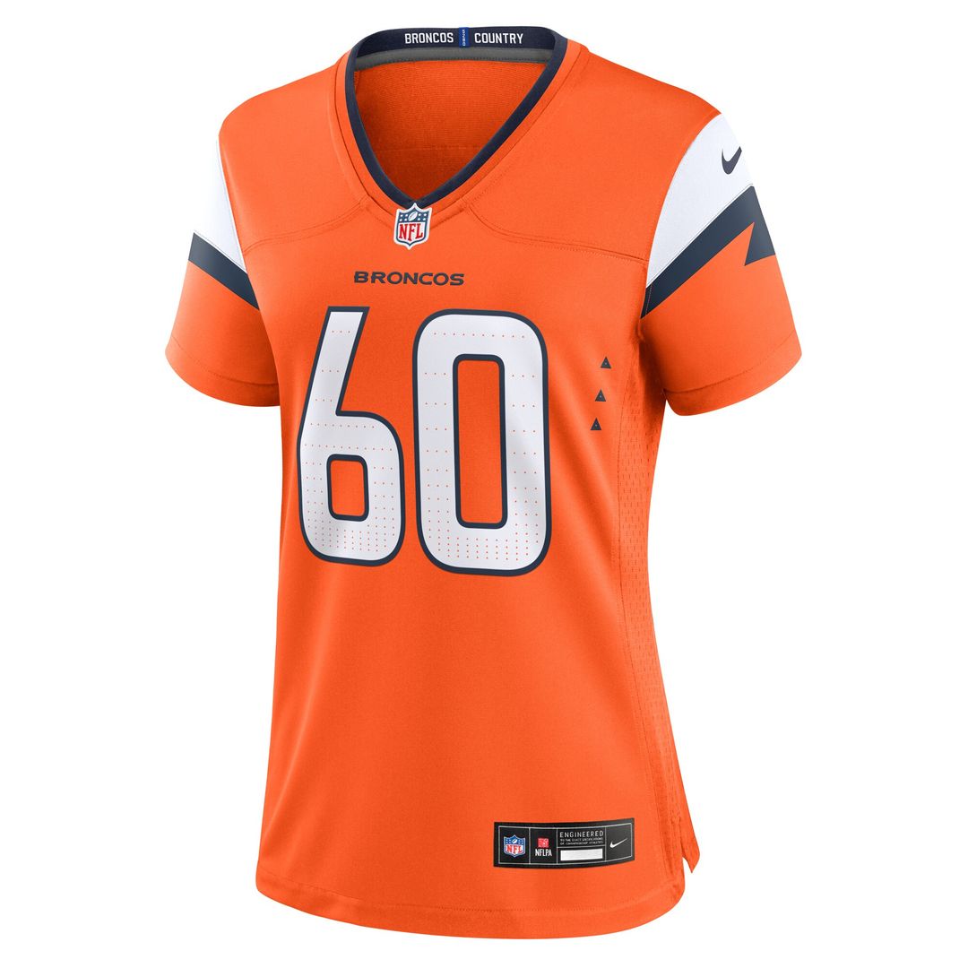 Luke Wattenberg Denver Broncos Nike Women's Team Game Jersey -  Orange