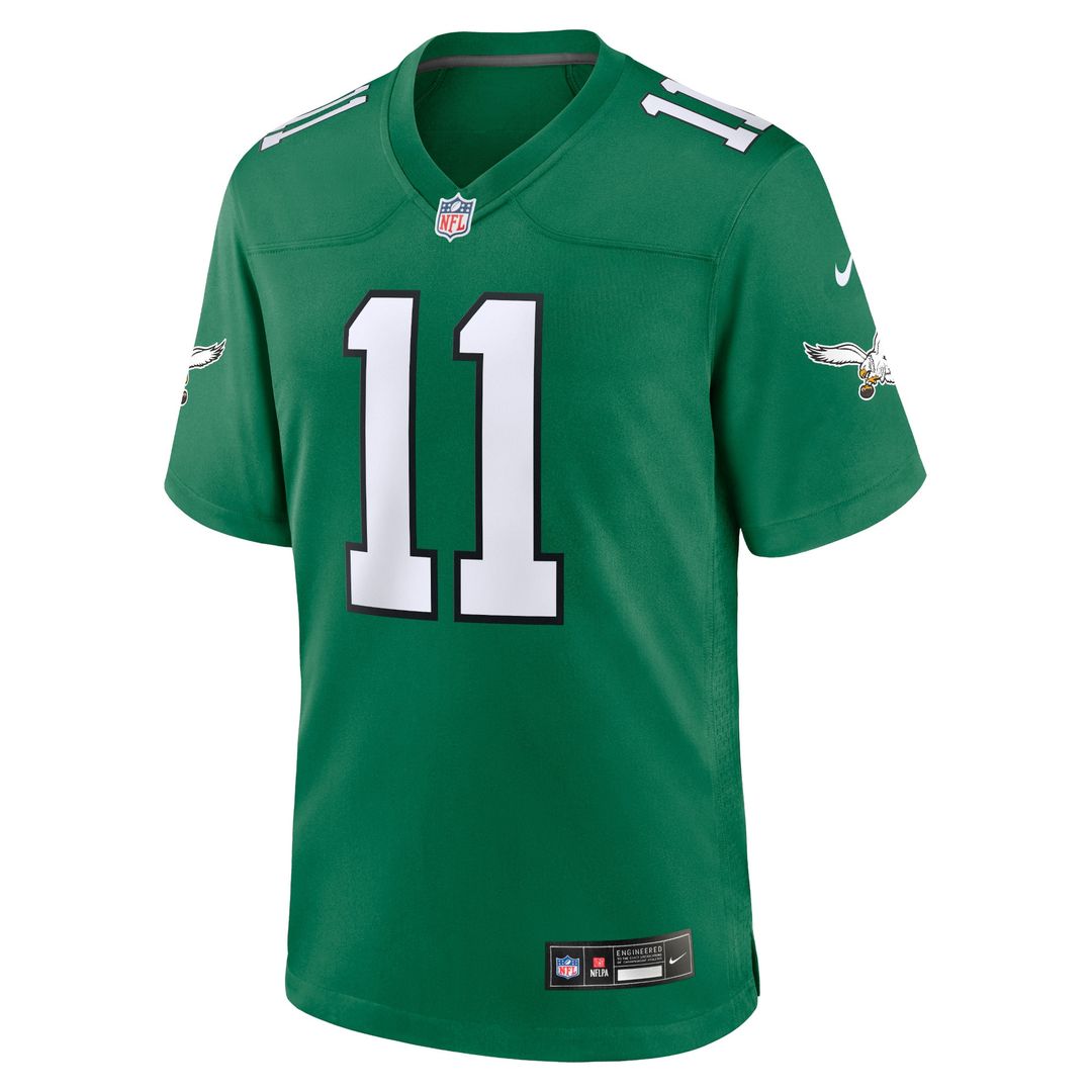 A.J. Brown Philadelphia Eagles Nike Alternate Game Player Jersey - Kelly Green