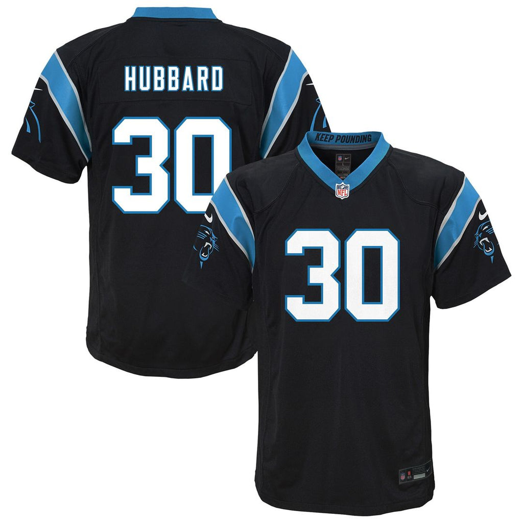 Chuba Hubbard Carolina Panthers Nike Youth Team Game Jersey - Black