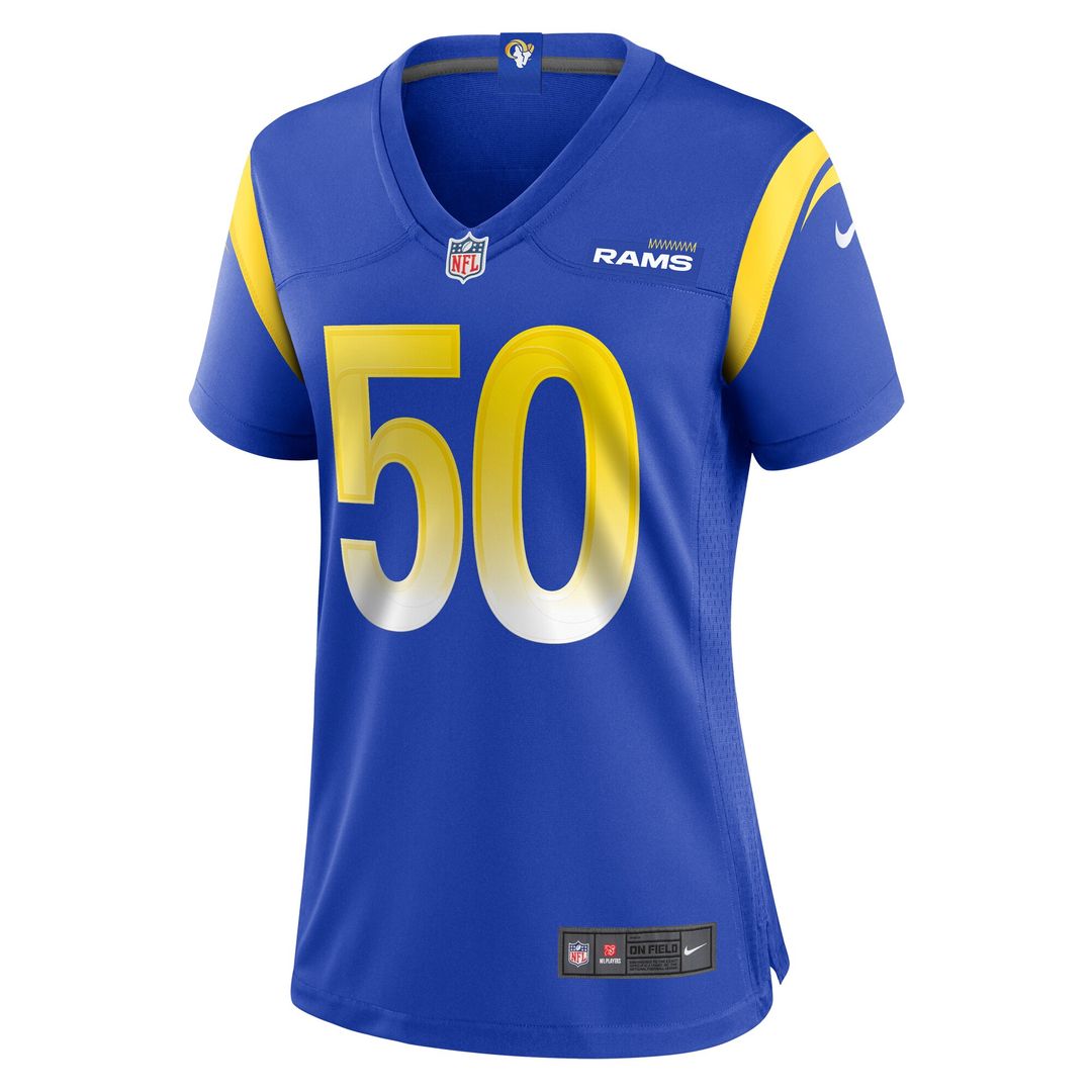 Beaux Limmer Los Angeles Rams Nike Women's  Game Jersey -  Royal