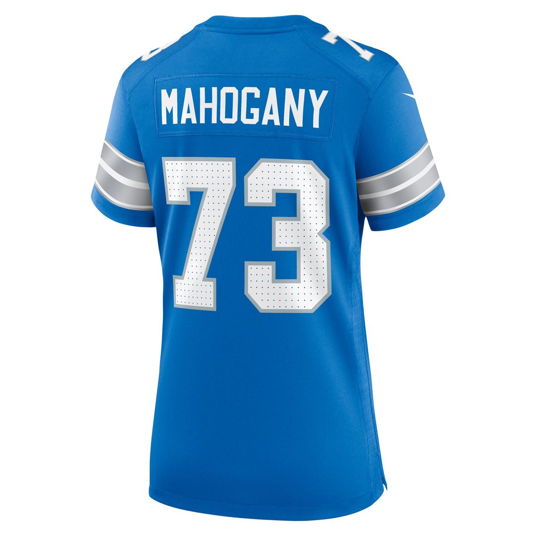 Christian Mahogany Detroit Lions Nike Women's Team Game Jersey -  Blue