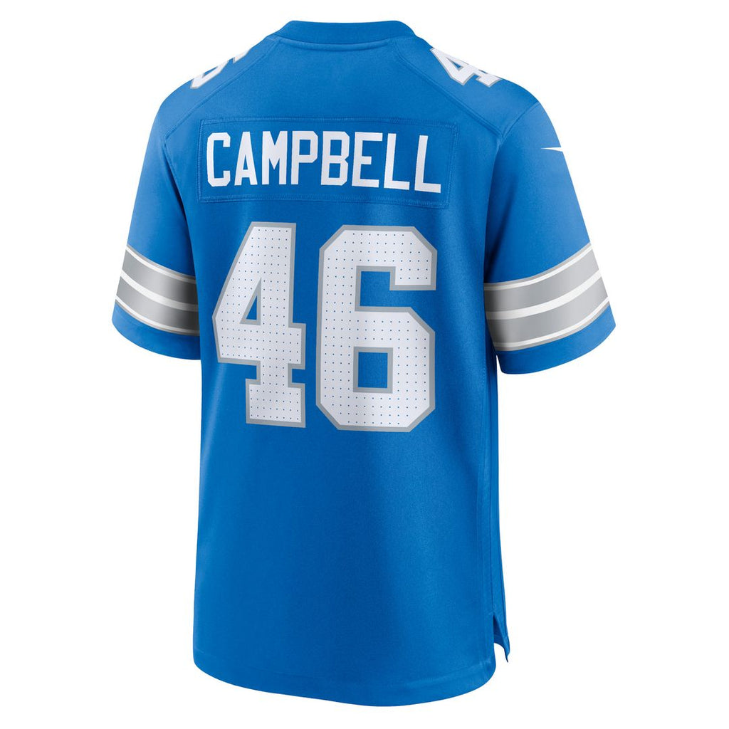 Jack Campbell Detroit Lions Nike Game Jersey - Blue
