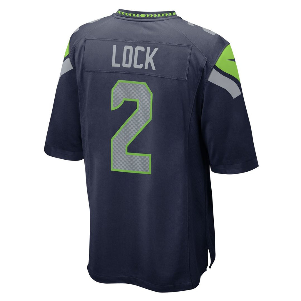 Drew Lock Seattle Seahawks Nike Team Game Jersey -  College Navy
