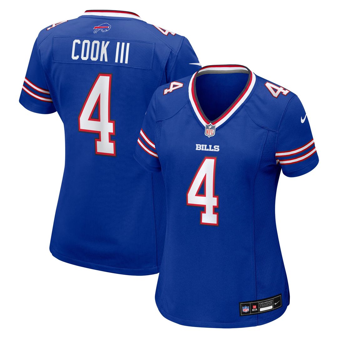 James Cook III Buffalo Bills Nike Women's Team Game Jersey - Royal