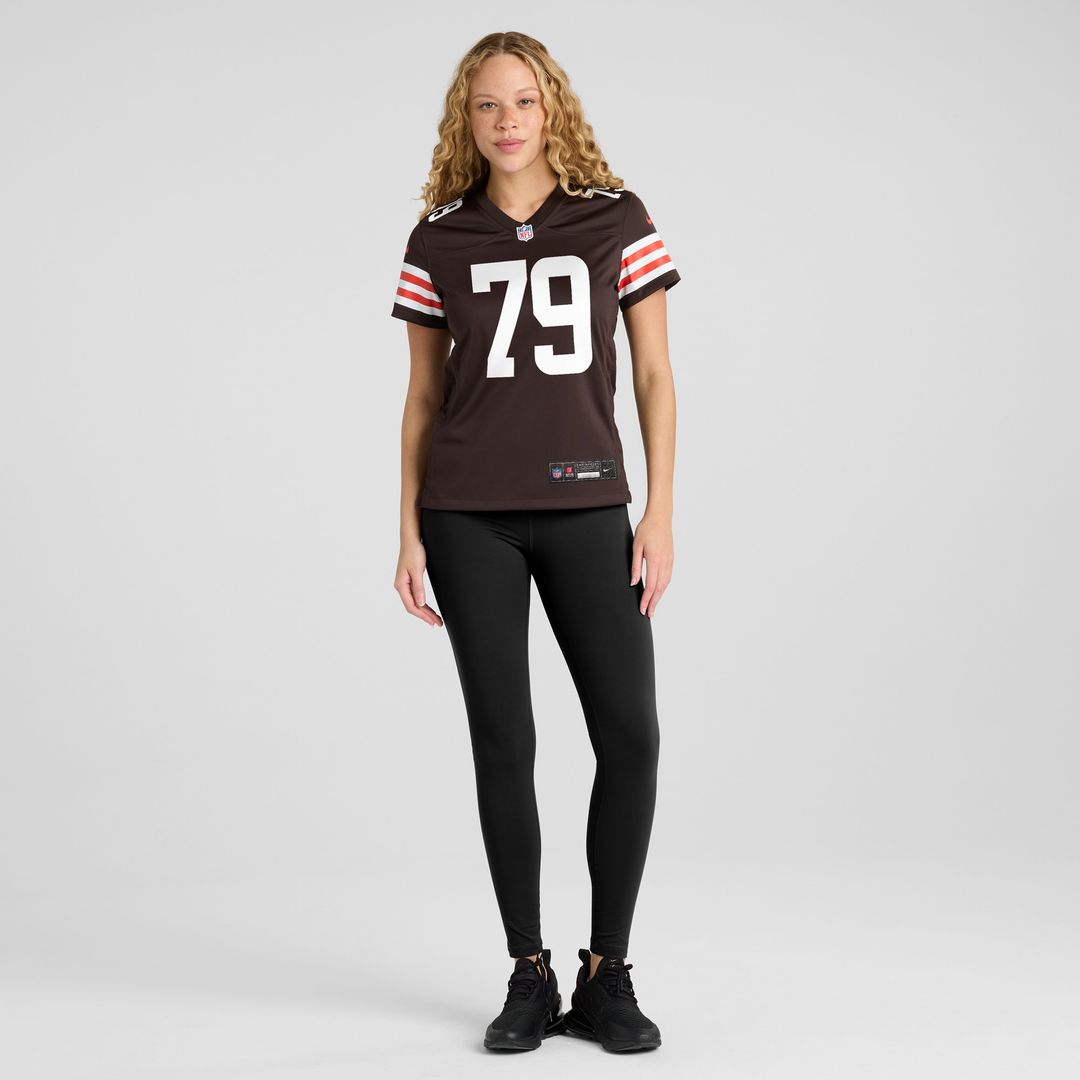 Dawand Jones Cleveland Browns Nike Women's Team Game Jersey -  Brown