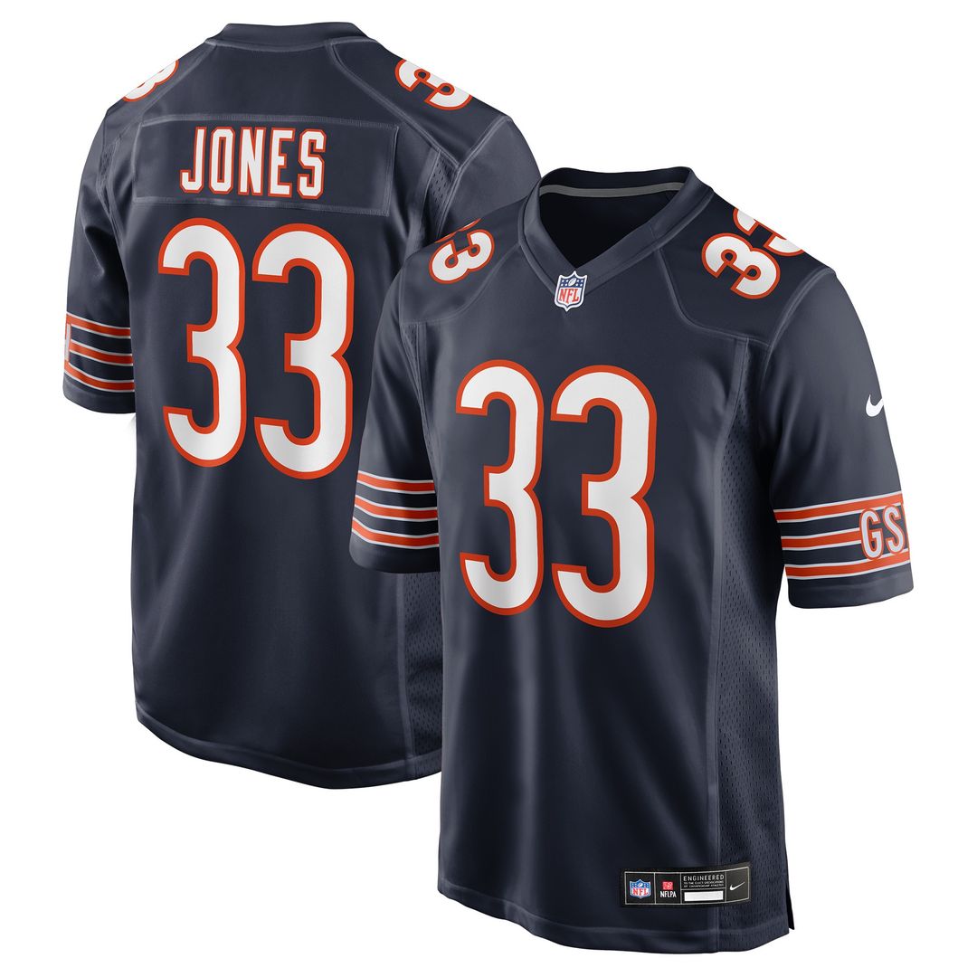 Jaylon Jones Chicago Bears Nike Team Game Jersey -  Navy