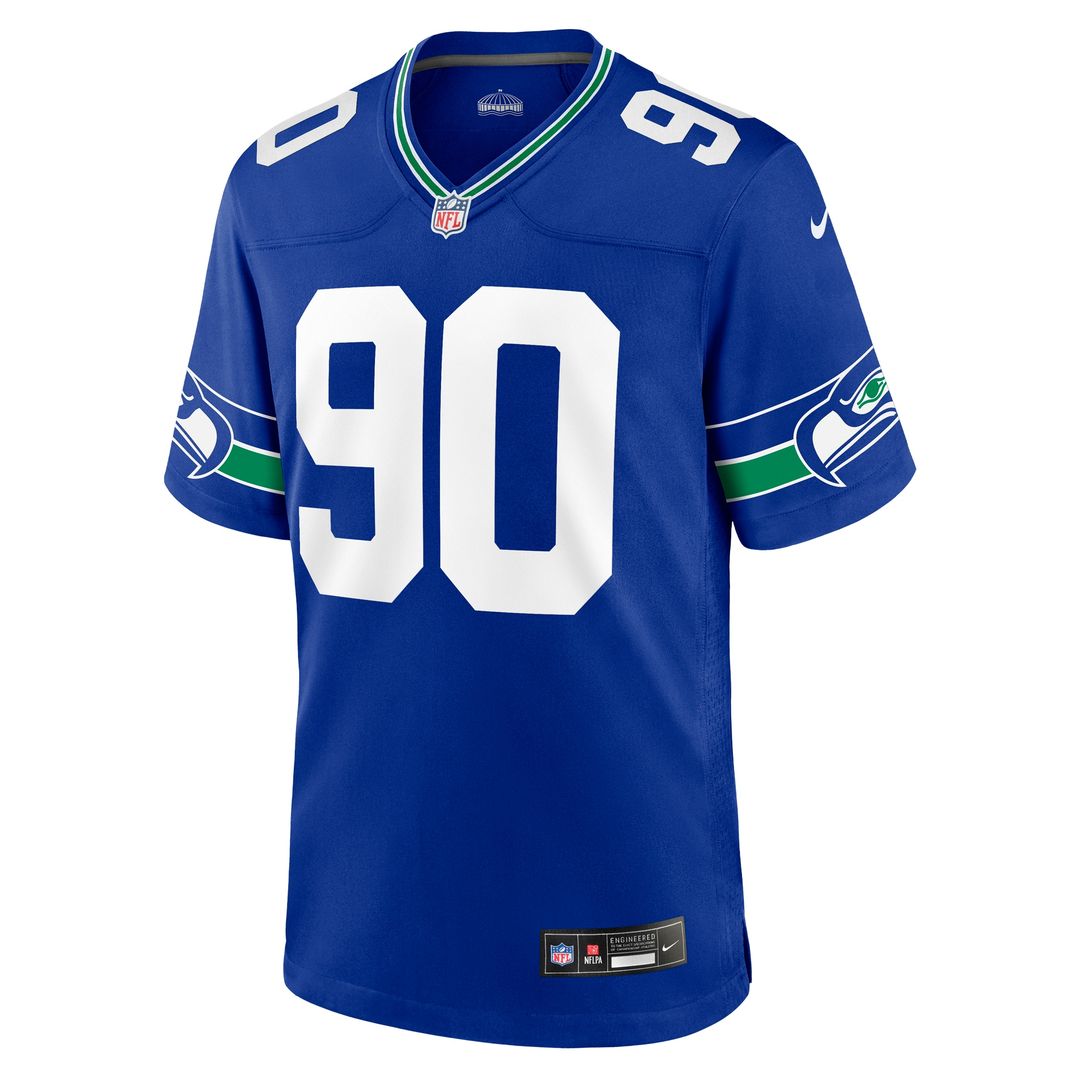 Jarran Reed Seattle Seahawks Nike Alternate Game Jersey - Royal