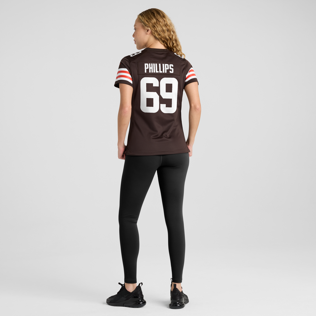 Tyre Phillips Cleveland Browns Nike Women's Team Game Jersey -  Brown