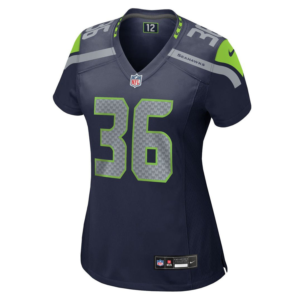 George Holani Seattle Seahawks Nike Women's Team Game Jersey -  College Navy