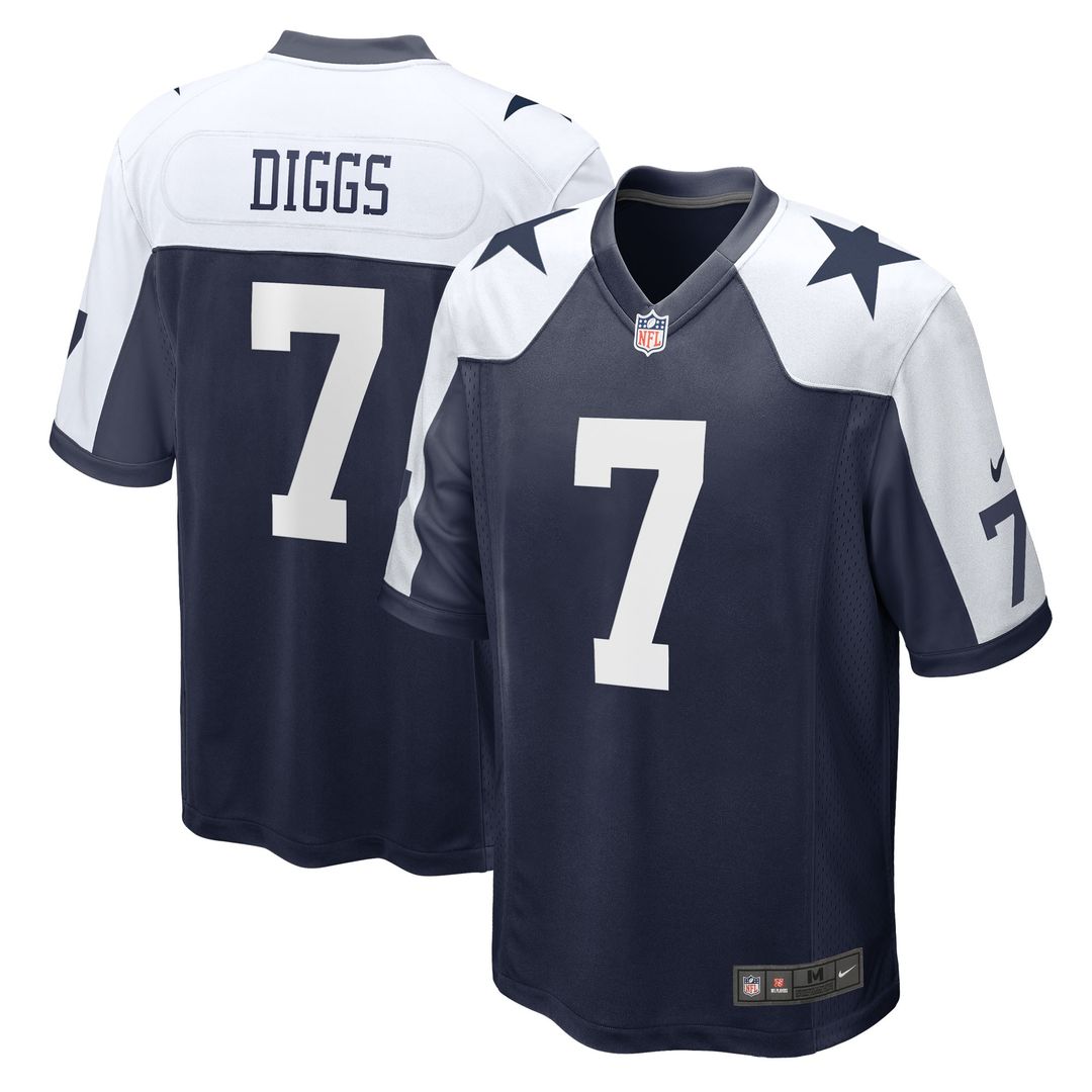 Trevon Diggs Dallas Cowboys Nike Alternate Game Team Jersey - Navy