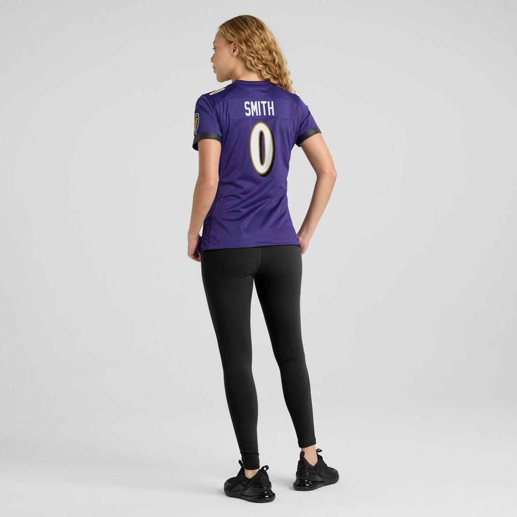Roquan Smith Baltimore Ravens Nike Women's Team Game Jersey - Purple