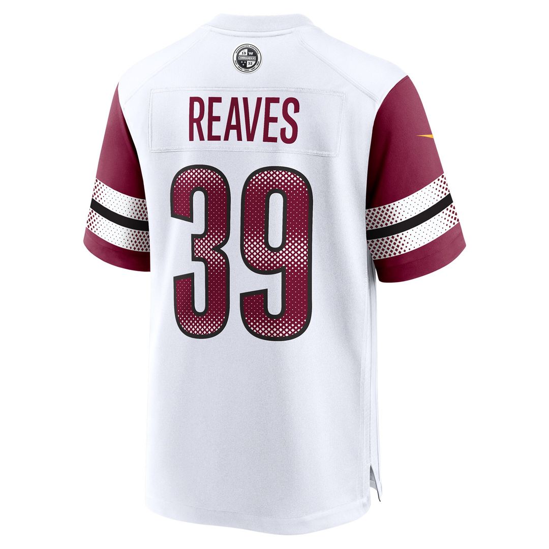 Jeremy Reaves Washington Commanders Nike Game Jersey -  White