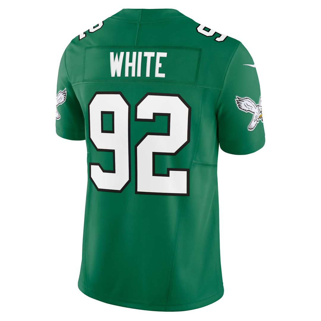 Reggie White Philadelphia Eagles Nike Alternate Vapor F.U.S.E. Limited Jersey - Kelly Green