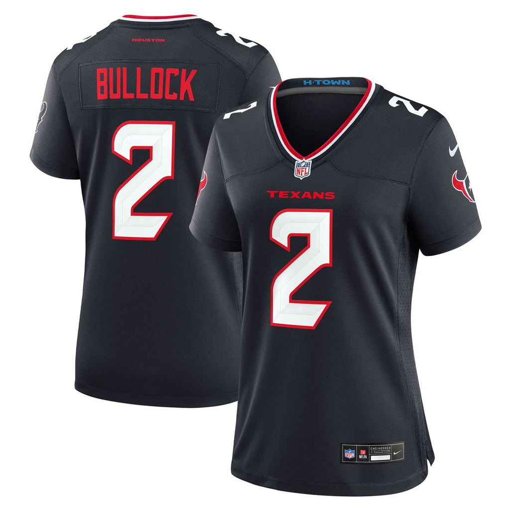 Calen Bullock Houston Texans Nike Women's Team Game Jersey -  Navy