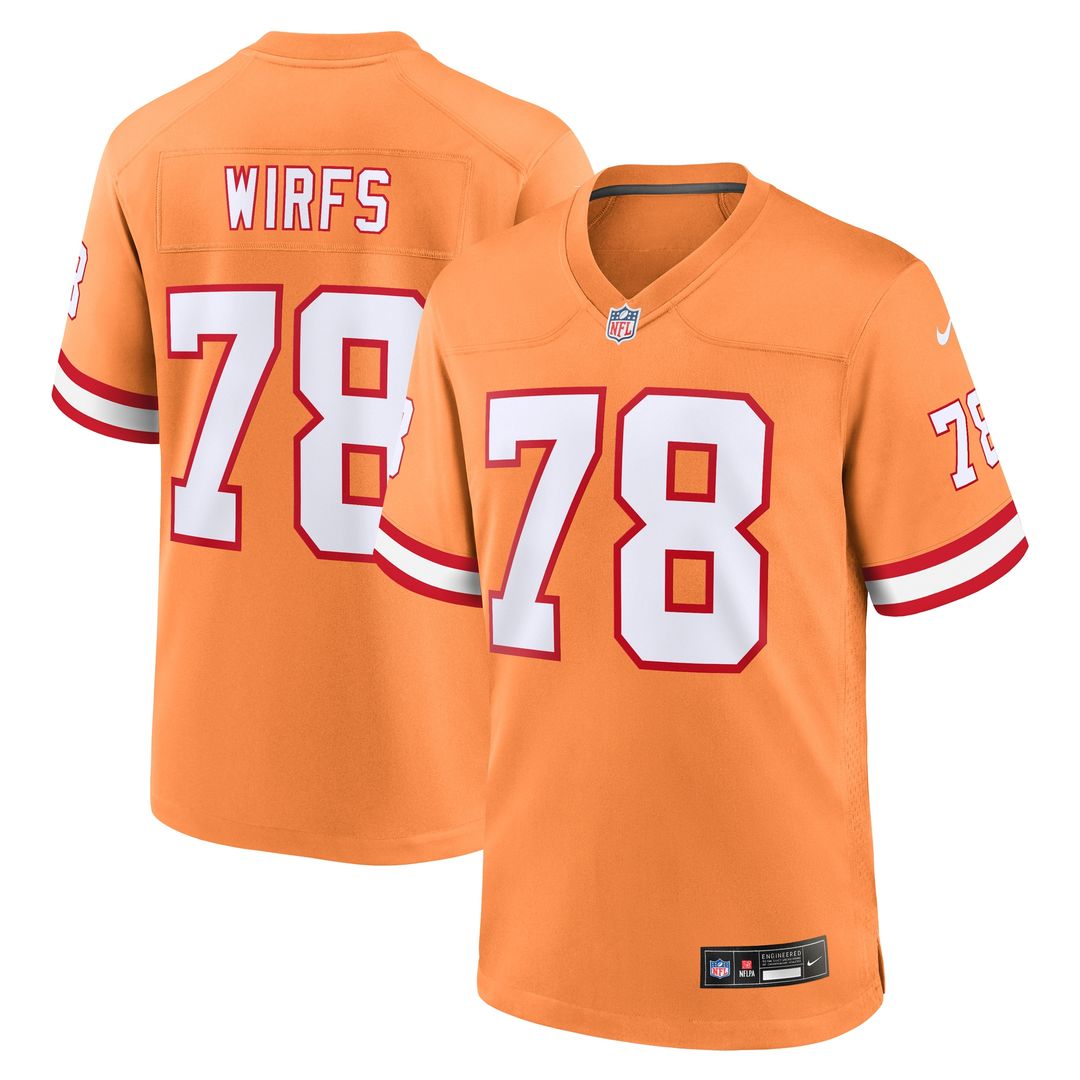 Tristan Wirfs Tampa Bay Buccaneers Nike Alternate Game Jersey - Orange