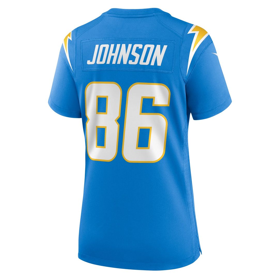 Cornelius Johnson Los Angeles Chargers Nike Women's  Game Jersey -  Powder Blue