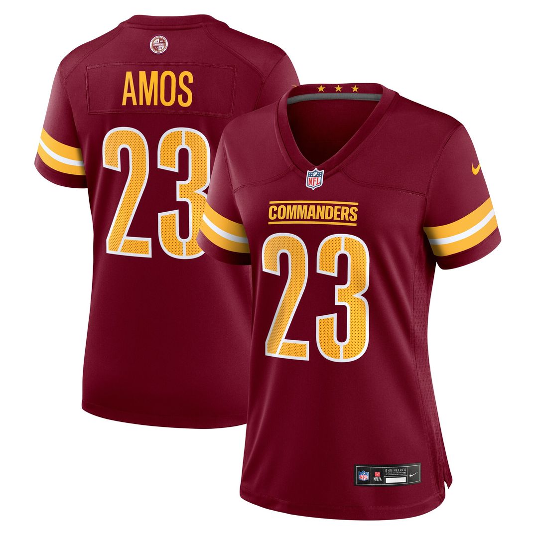 Trey Amos Washington Commanders Nike Women's Team Game Jersey -  Burgundy