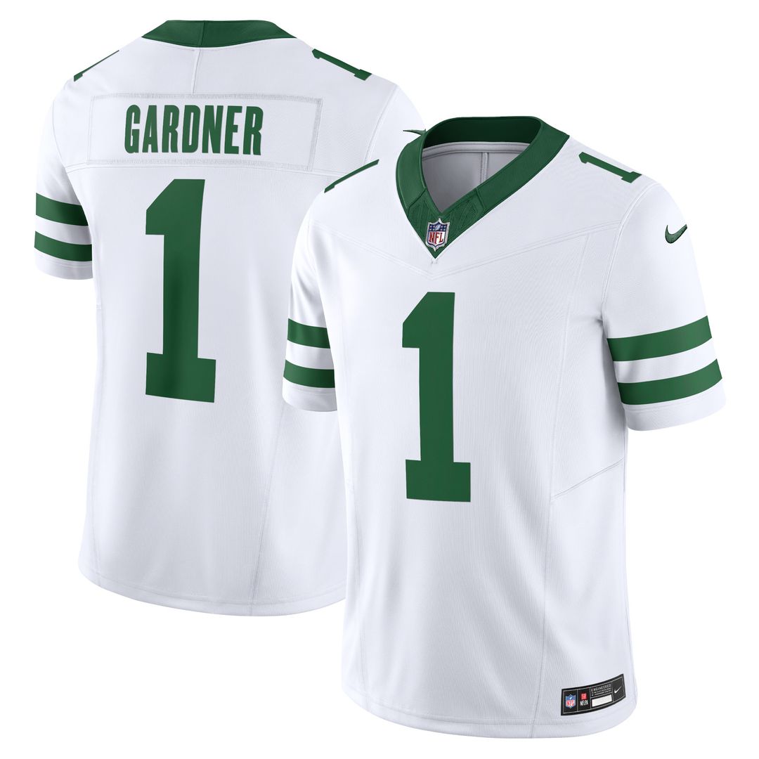 Ahmad Sauce Gardner New York Jets Nike Vapor F.U.S.E. Limited Jersey  - Legacy White