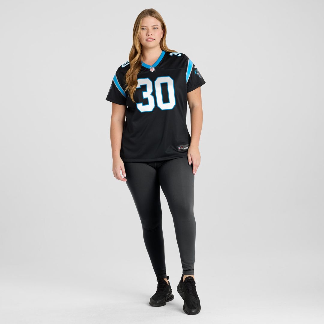 Chuba Hubbard Carolina Panthers Nike Women's Team Game Jersey - Black
