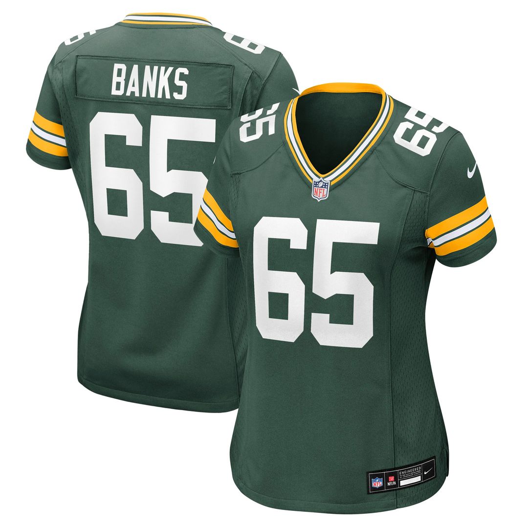 Aaron Banks Green Bay Packers Nike Women's Team Game Jersey -  Green