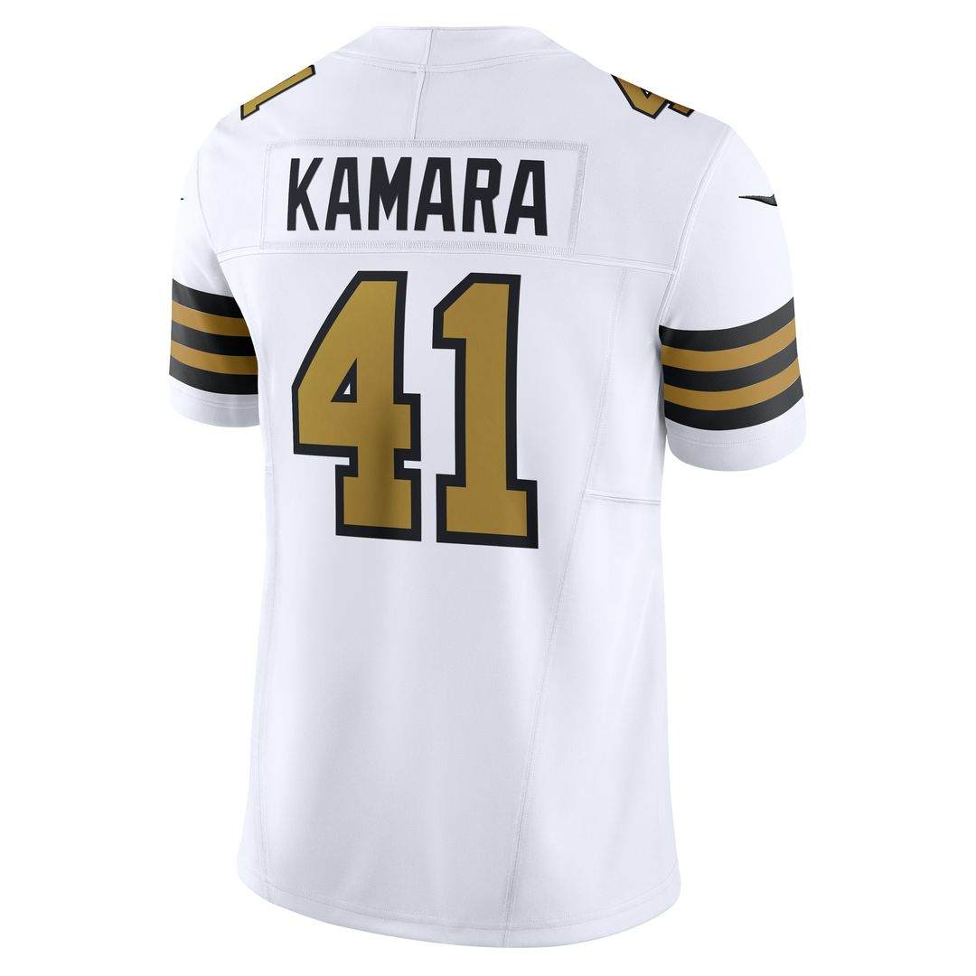 Alvin Kamara New Orleans Saints Nike Alternate Vapor F.U.S.E. Limited Jersey - White